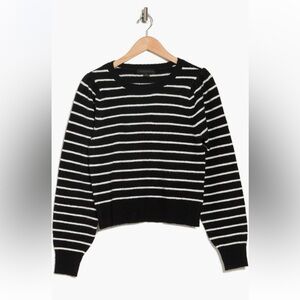 [NEW/UNWORN] Sanctuary Pretty Pleats Striped Cropped Sweater